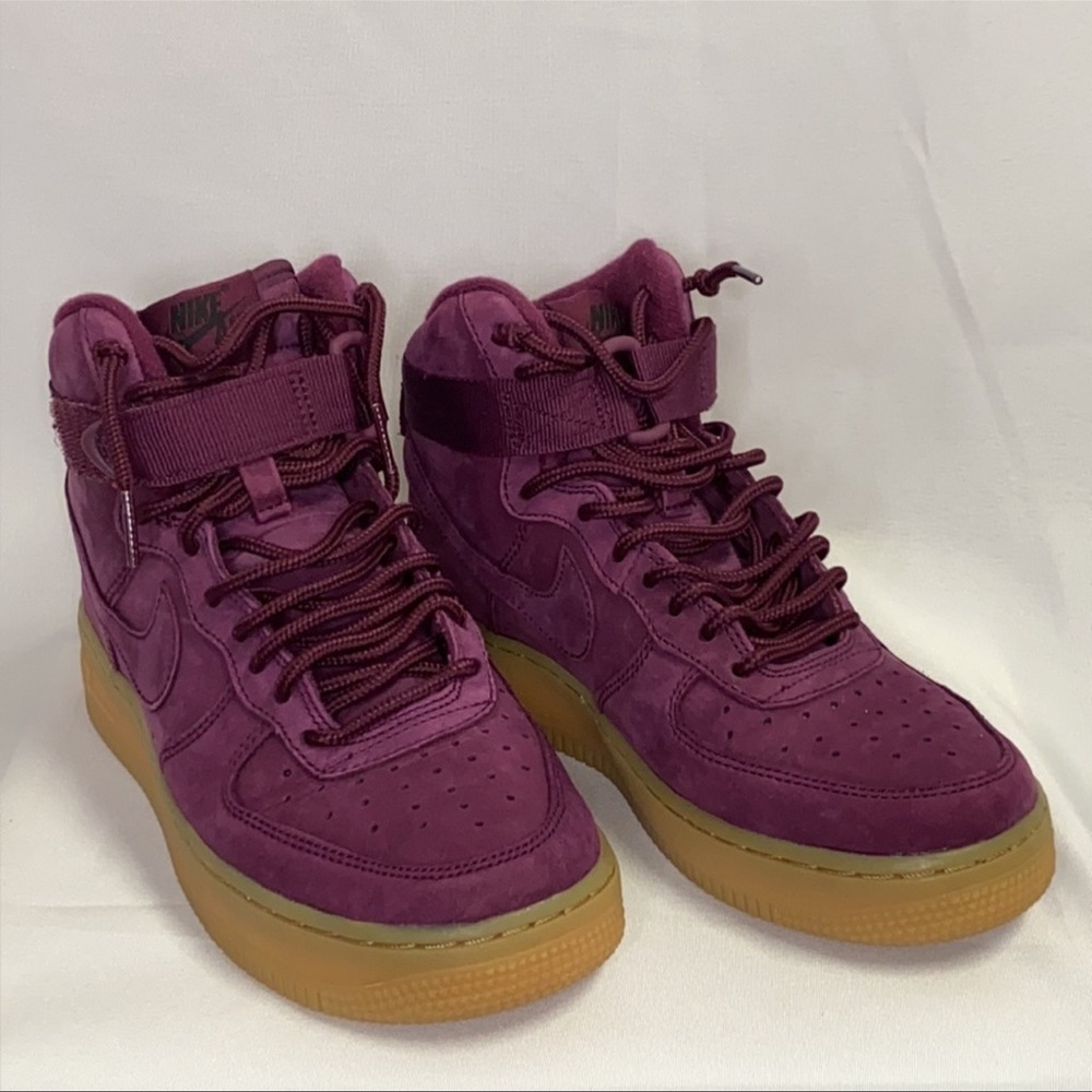 Nike Air Force 1 High Bordeaux Gum Shoes